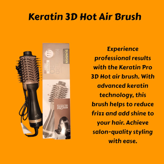Keratin 3D Hot Air Brush